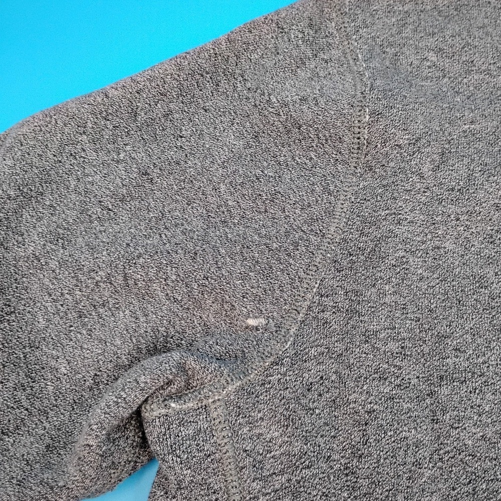 Polo Ralph Lauren Thick Zip Up Hoodie Mens XL Jacket Gray Waffle Knit Hood - Picture 13 of 16